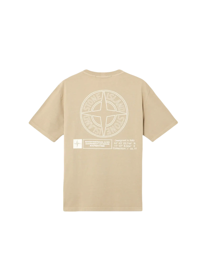 STONE ISLAND - T-shirt en coton Beige Désert - Lothaire