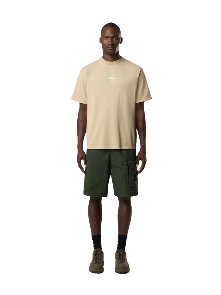 STONE ISLAND - T-shirt en coton Beige Désert - Lothaire