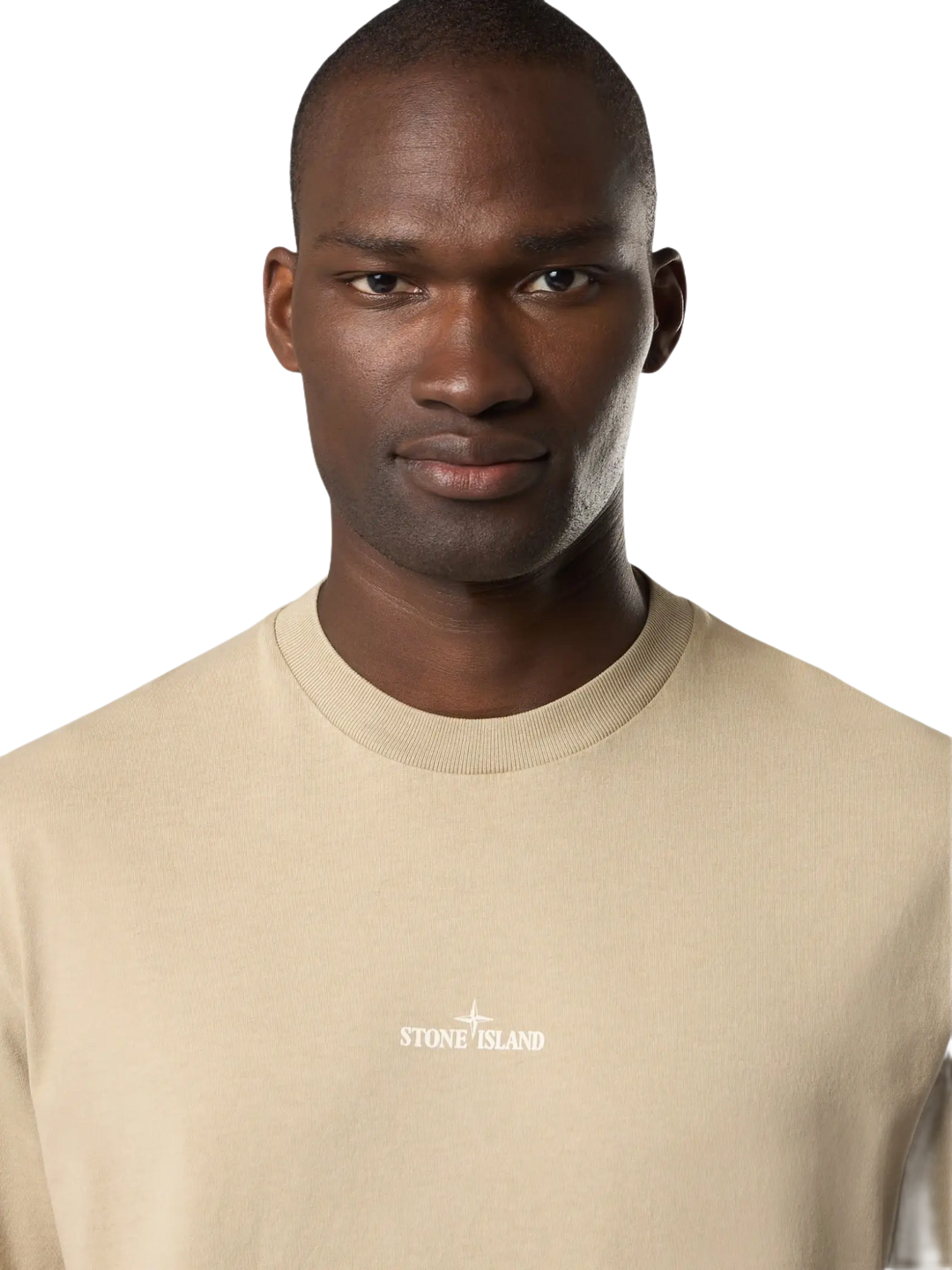 STONE ISLAND - T-shirt en coton Beige Désert - Lothaire