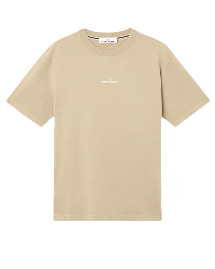 STONE ISLAND - T-shirt en coton Beige Désert - Lothaire