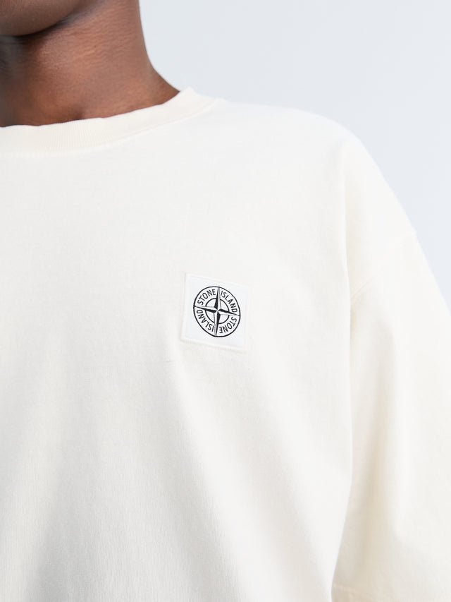 STONE ISLAND - T-shirt en Coton Ivoire - Lothaire