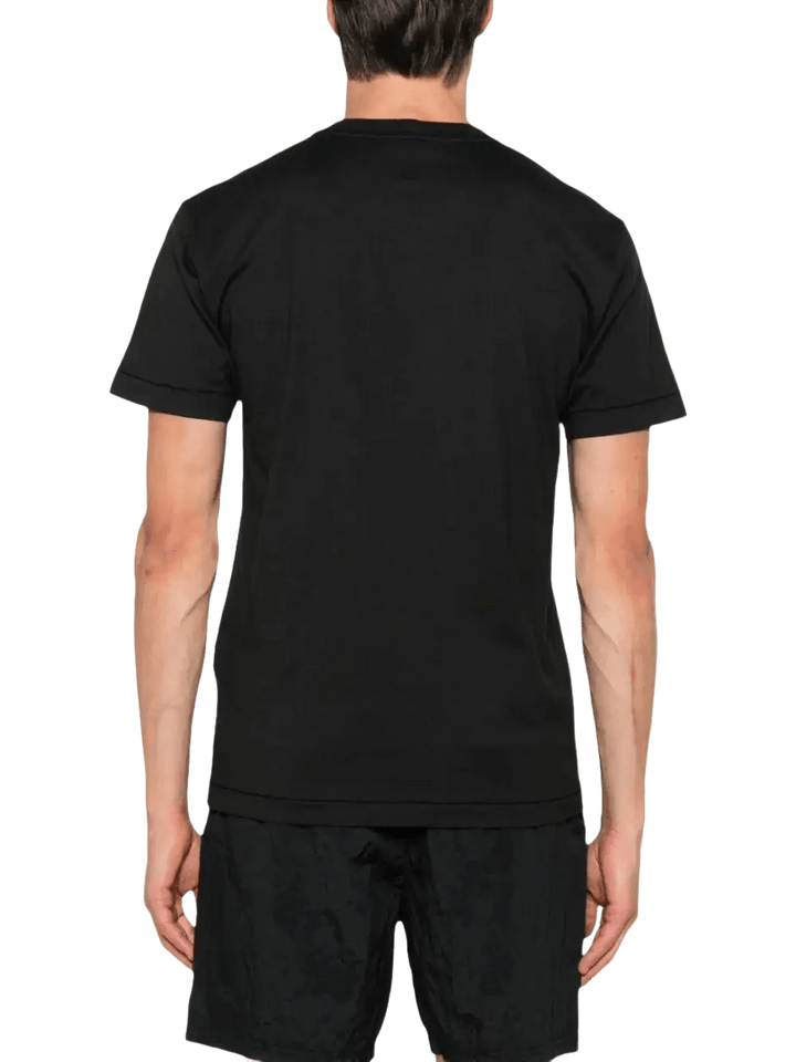 STONE ISLAND - T-shirt en Coton Noir - Lothaire