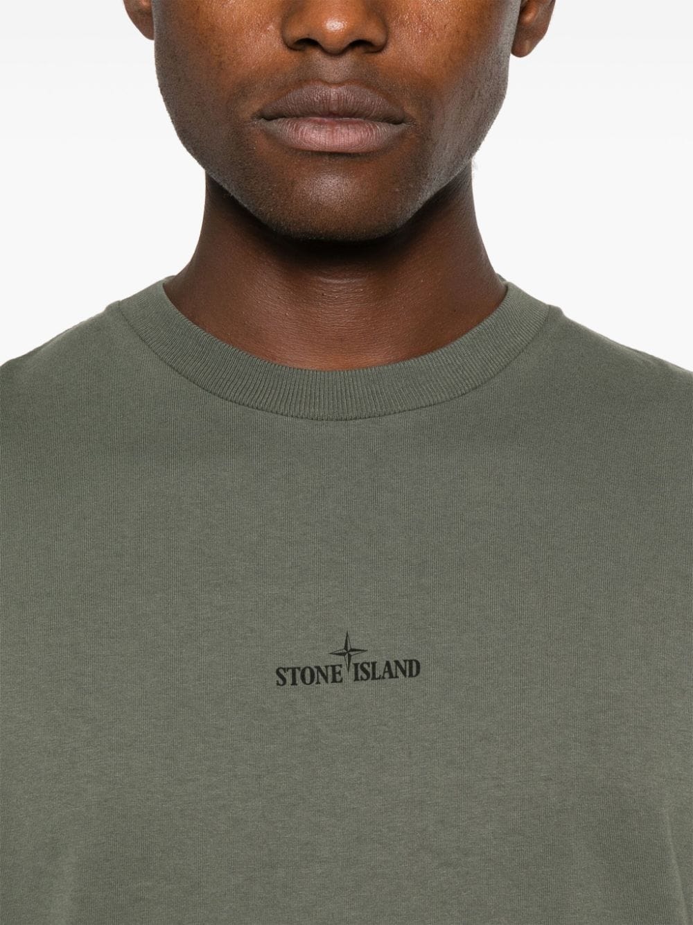 STONE ISLAND - T-shirt kaki - Lothaire