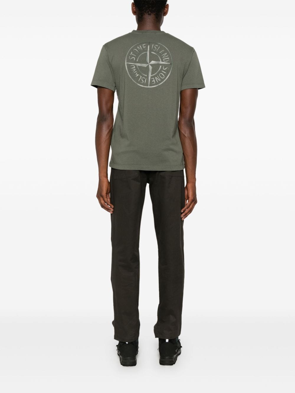 STONE ISLAND - T-shirt kaki - Lothaire