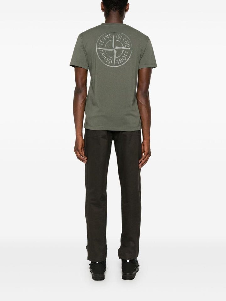 STONE ISLAND - T-shirt kaki - Lothaire