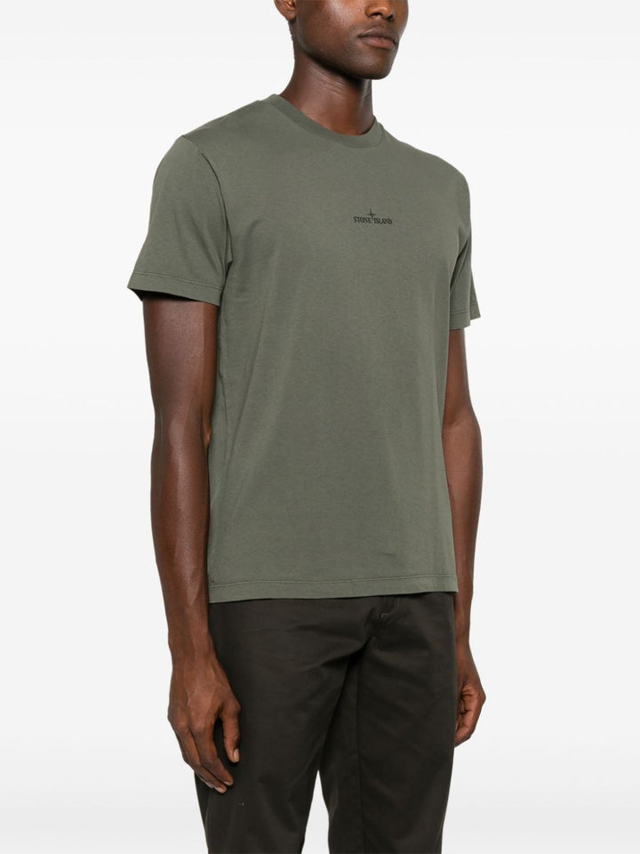 STONE ISLAND - T-shirt kaki - Lothaire