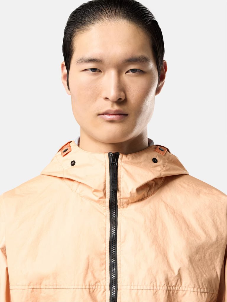 STONE ISLAND - Veste à capuche avec membrane imperméable Rose plâtre - Lothaire