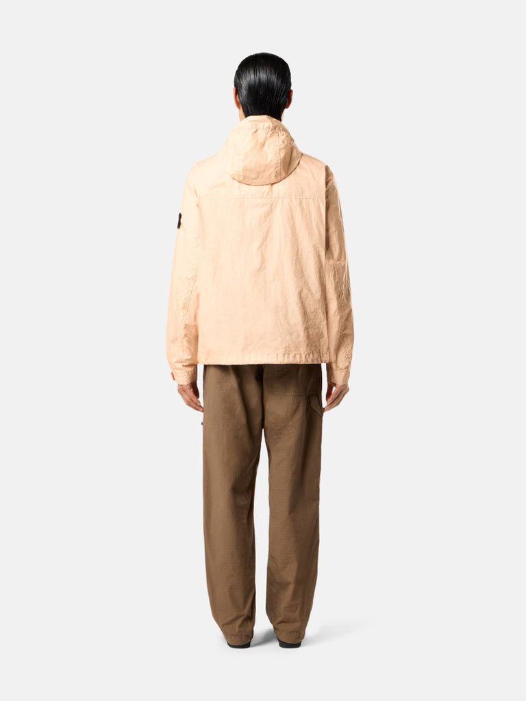 STONE ISLAND - Veste à capuche avec membrane imperméable Rose plâtre - Lothaire