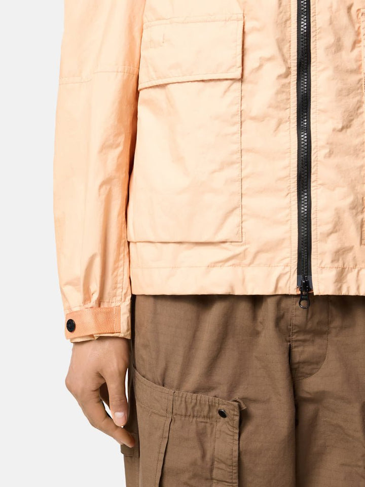 STONE ISLAND - Veste à capuche avec membrane imperméable Rose plâtre - Lothaire