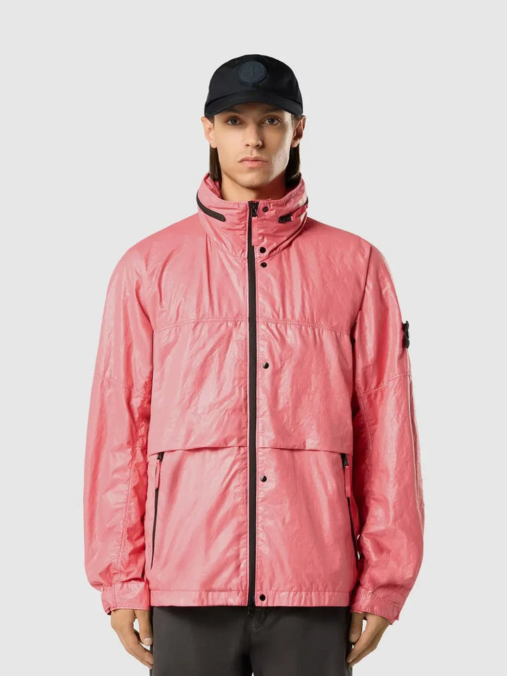 STONE ISLAND - Veste à capuche Light Nylon 3L-TC Géranium - Lothaire