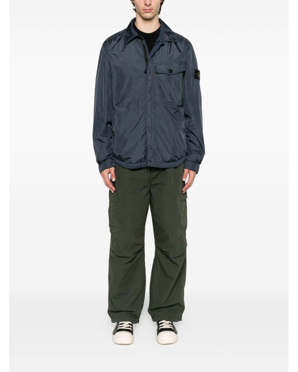 STONE ISLAND - Veste à Poche Zippée Bleu - Lothaire
