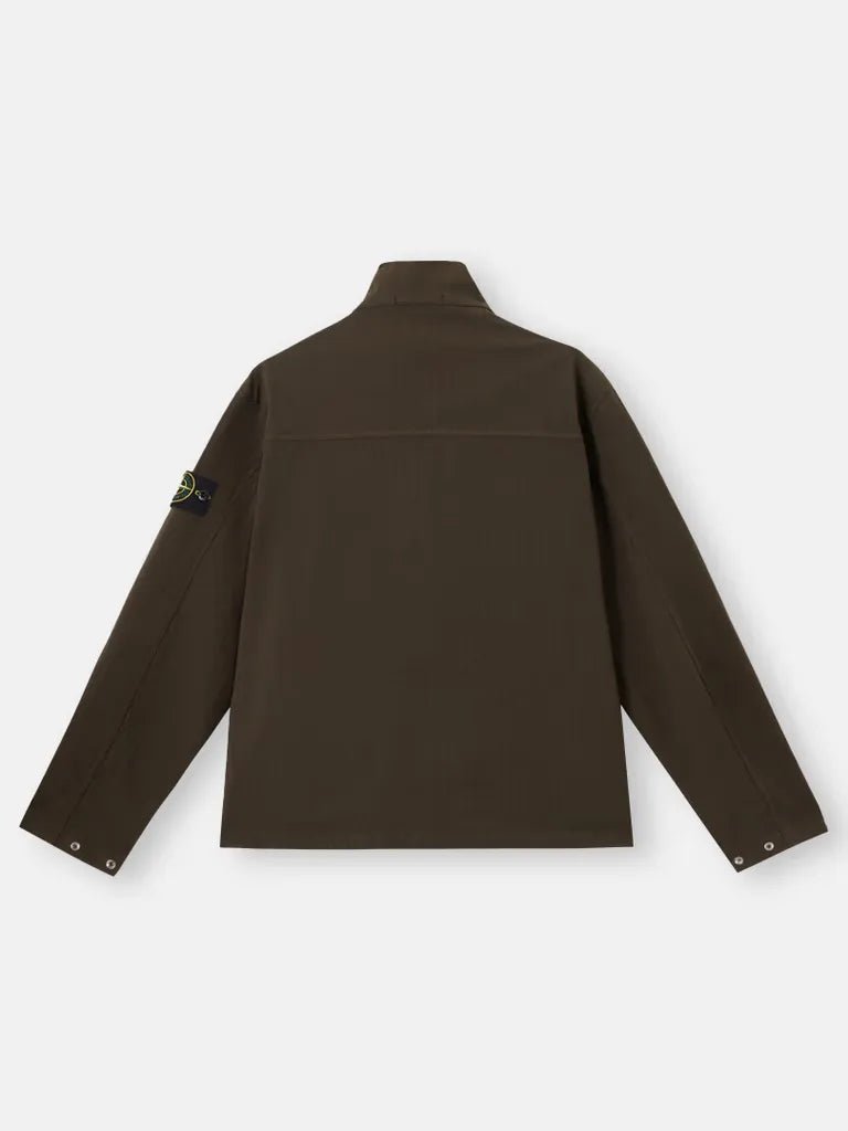 STONE ISLAND - Veste déperlante à glissière MIL - SPEC STRETCH RIPSTOP - TC vert - Lothaire