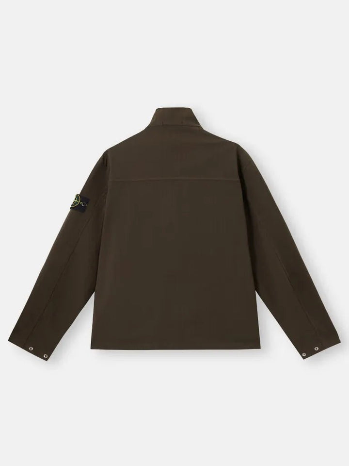 STONE ISLAND - Veste déperlante à glissière MIL - SPEC STRETCH RIPSTOP - TC vert - Lothaire