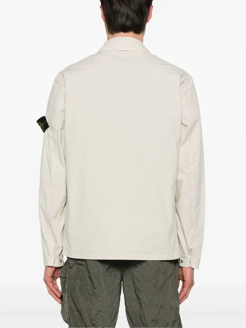 STONE ISLAND - Veste légère zippée beige - Lothaire