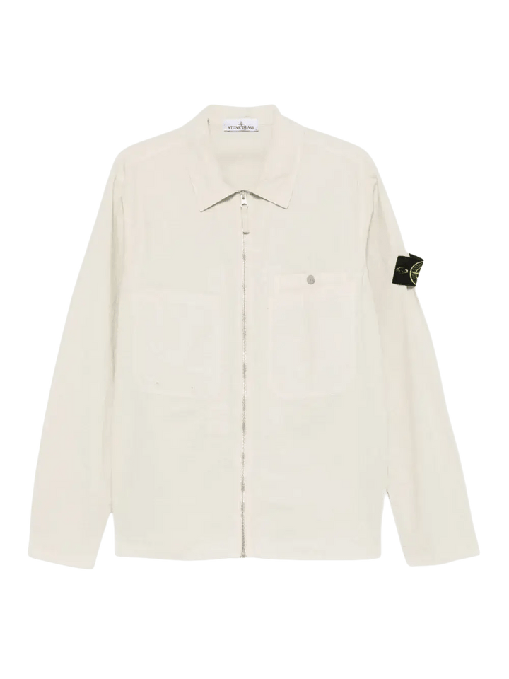 STONE ISLAND - Veste légère zippée beige - Lothaire