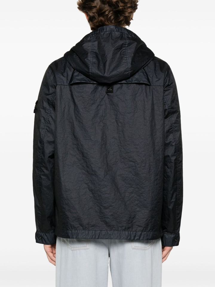 STONE ISLAND - veste matelassée à patch Compass bleu marine - Lothaire