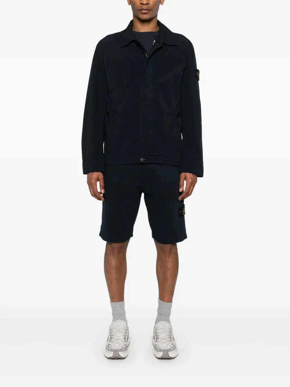 STONE ISLAND - Veste matelassée à patch Compass bleu marine - Lothaire