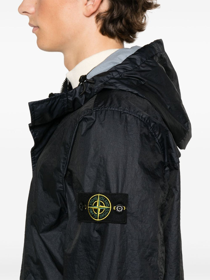 STONE ISLAND - veste matelassée à patch Compass bleu marine - Lothaire