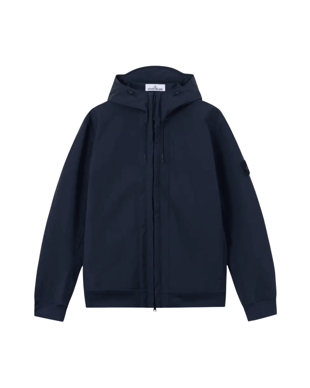STONE ISLAND - Veste Soft Shell-R à capuche Bleu marine - Lothaire