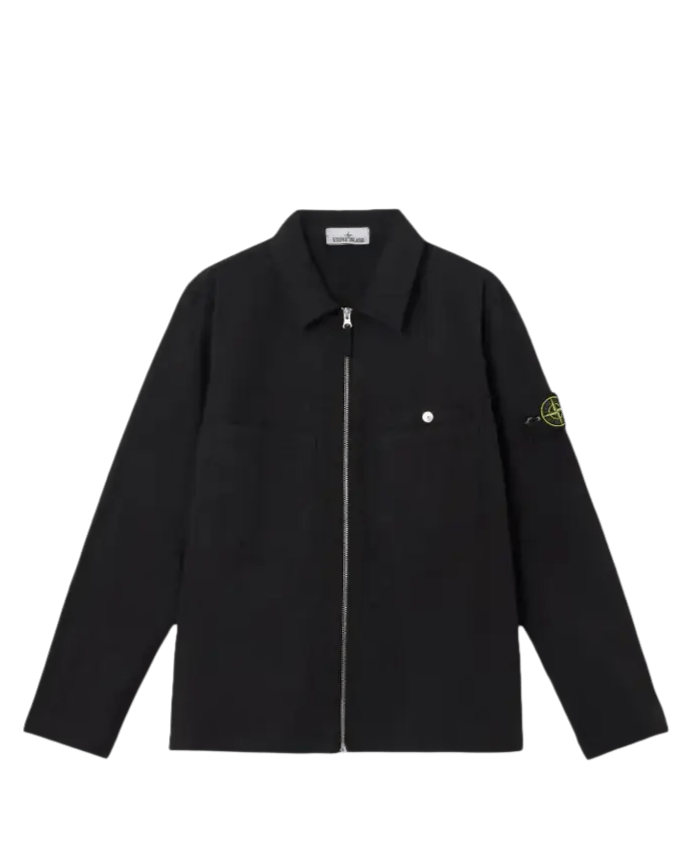 STONE ISLAND - Veste zippée noir MIL - SPEC STRETCH RIPSTOP - TC - Lothaire