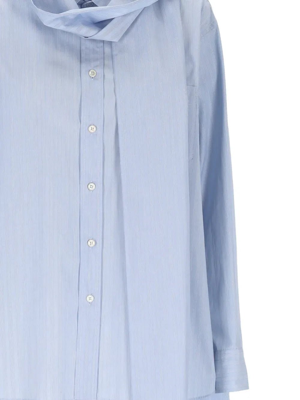 THE EROSE - Chemise Salvador Bleu clair micro stripes - Lothaire