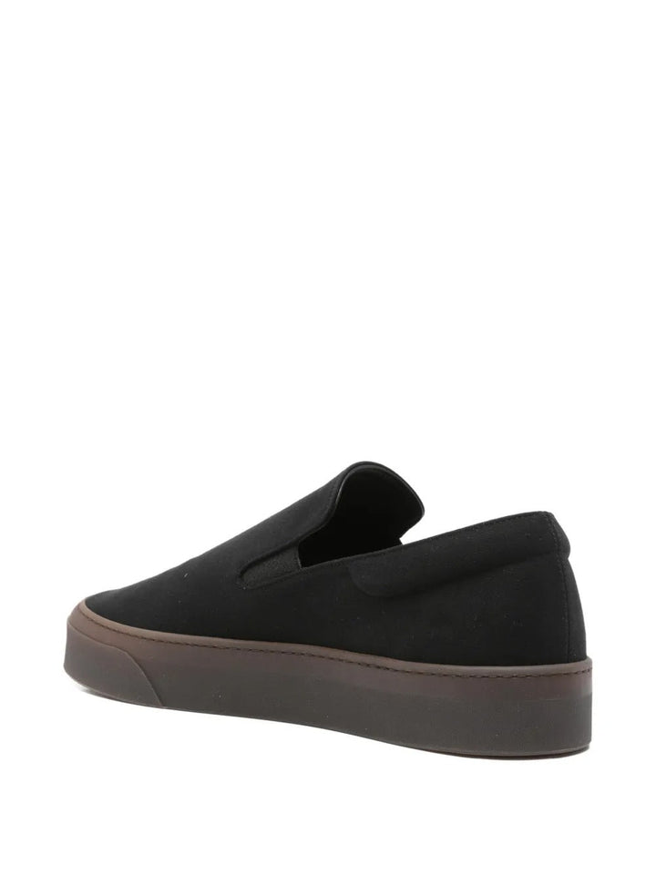 THE ROW - Baskets à Enfiler MH en Coton noir - Lothaire