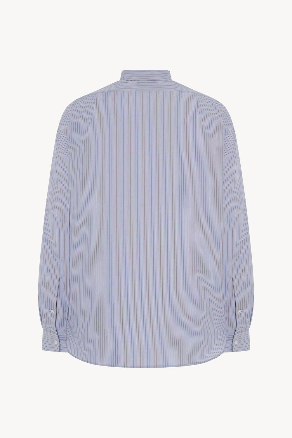 THE ROW - Chemise Kardiff en Coton Lavande clair et Marron - Lothaire