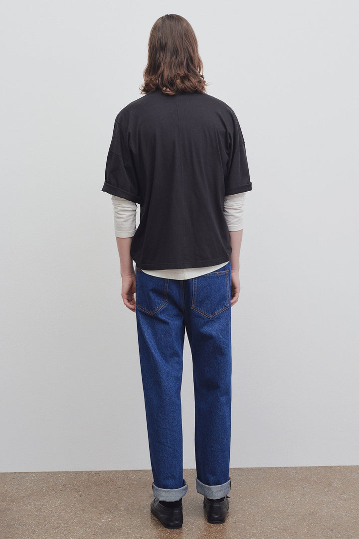 THE ROW - Jean Morton en coton Indigo - Lothaire