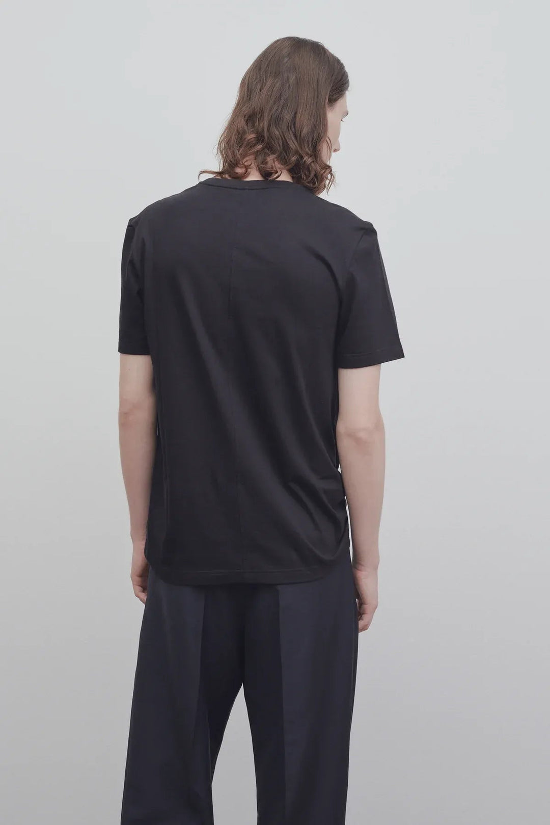 THE ROW - Luke T-Shirt en Coton noir - Lothaire