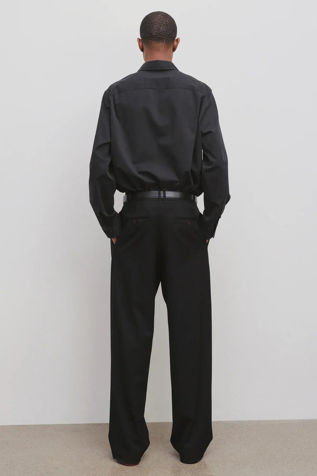 THE ROW - Pantalon en Laine Marcello noir - Lothaire
