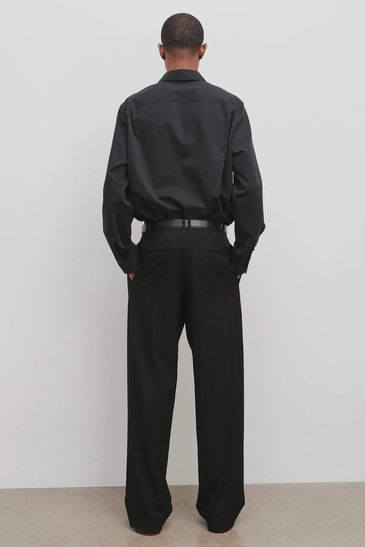 THE ROW - Pantalon en Laine Marcello noir - Lothaire