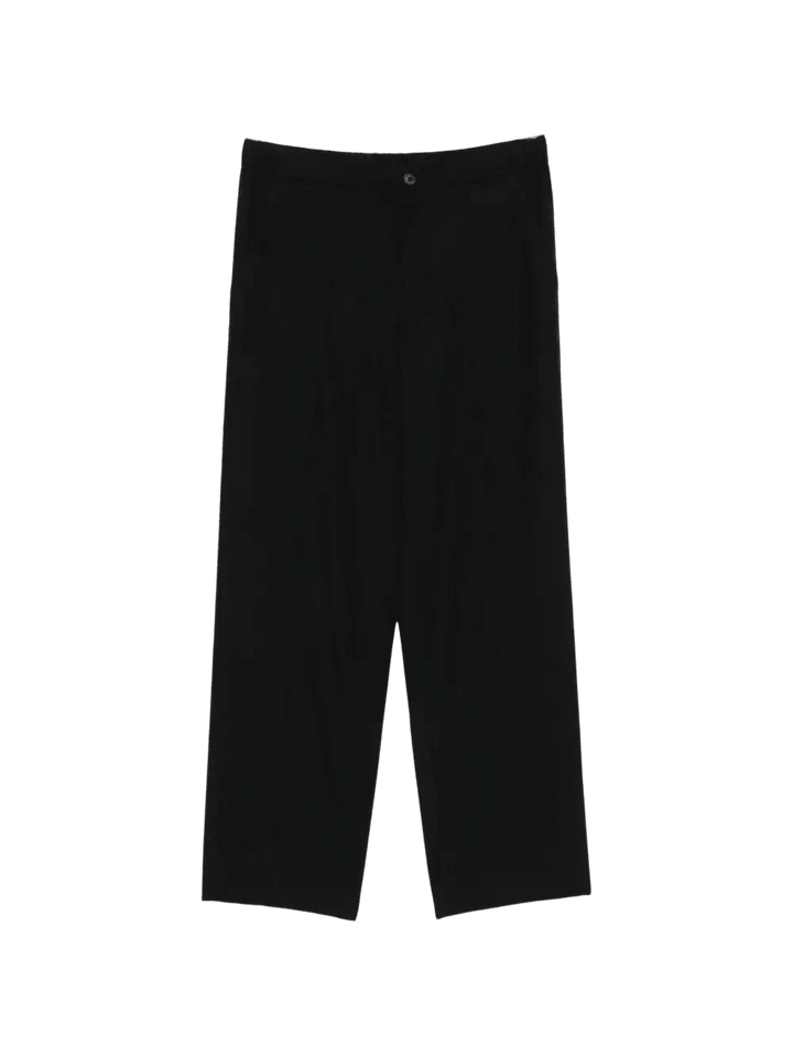 THE ROW - Pantalon en laine vierge et soie noir - Lothaire