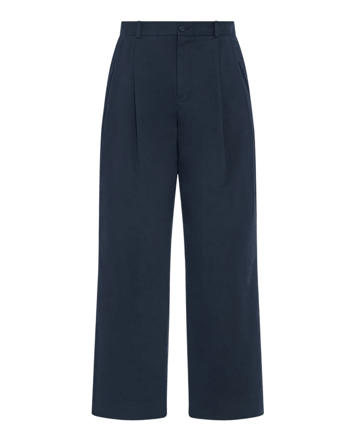 THE ROW - Pantalon Tibor en Coton et Cachemire Anthracite - Lothaire