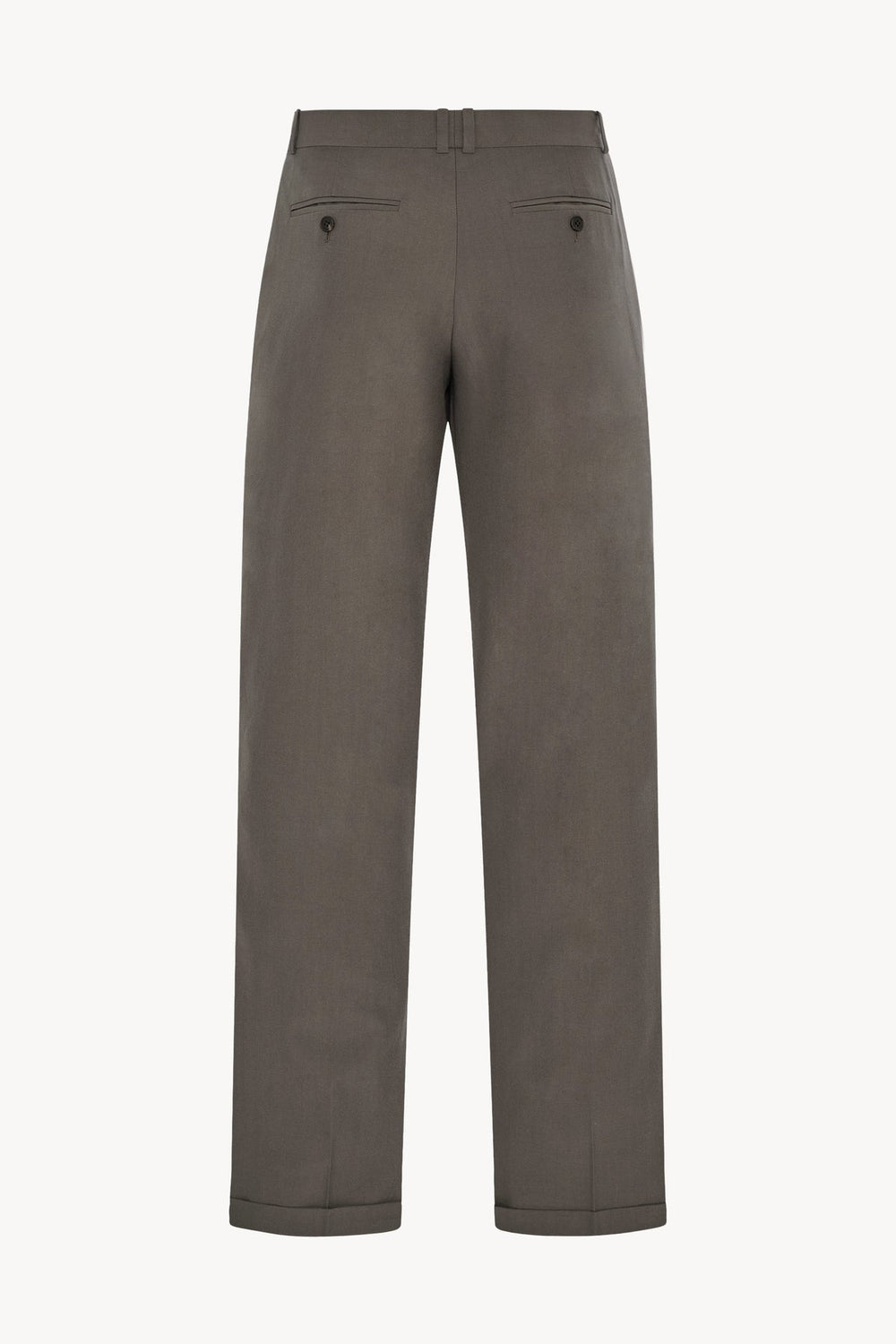 THE ROW - Pantalon Tosca en Laine Marron cèdre - Lothaire