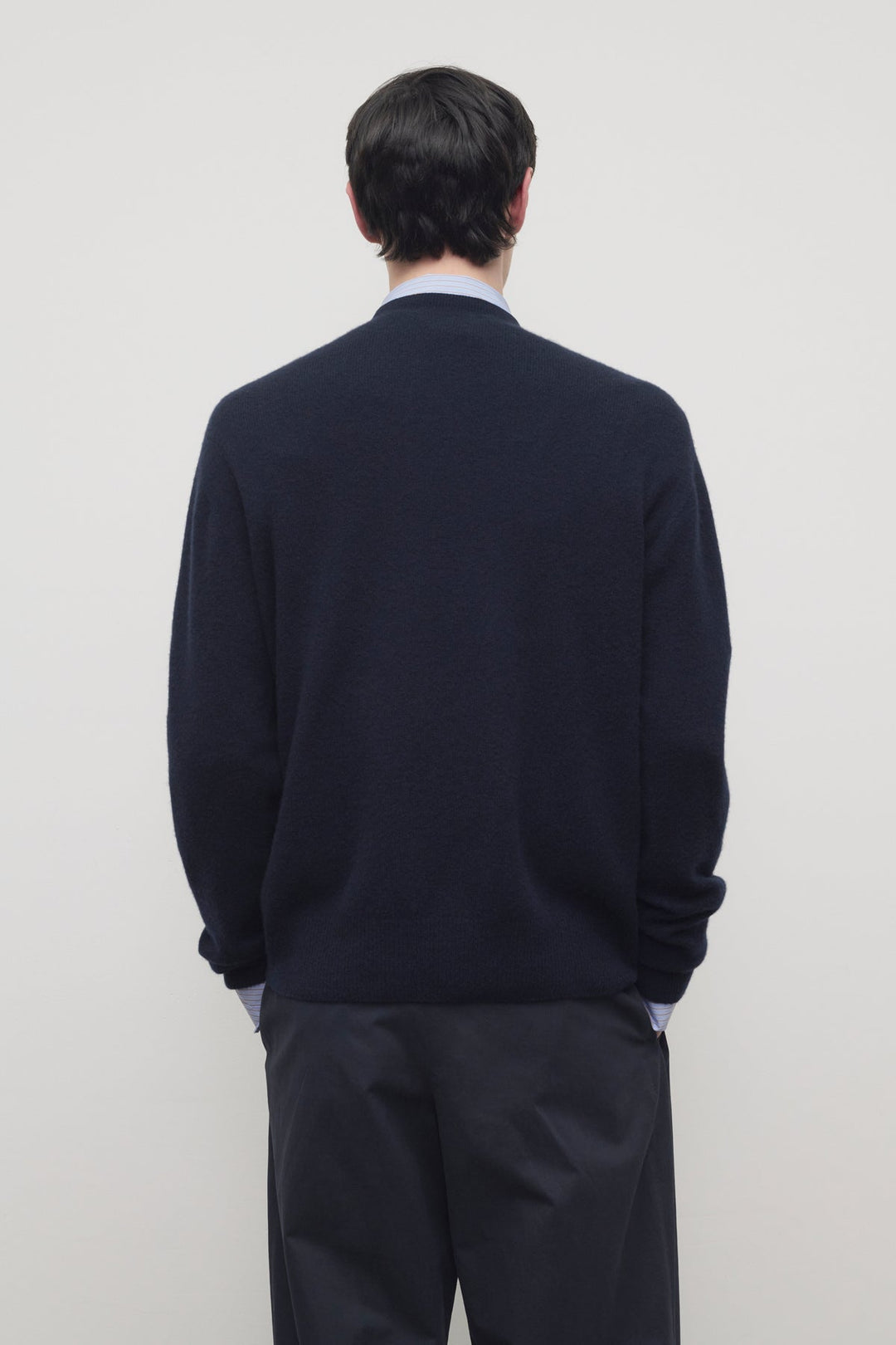 THE ROW - Pull Auguste en Cachemire Marine foncé - Lothaire