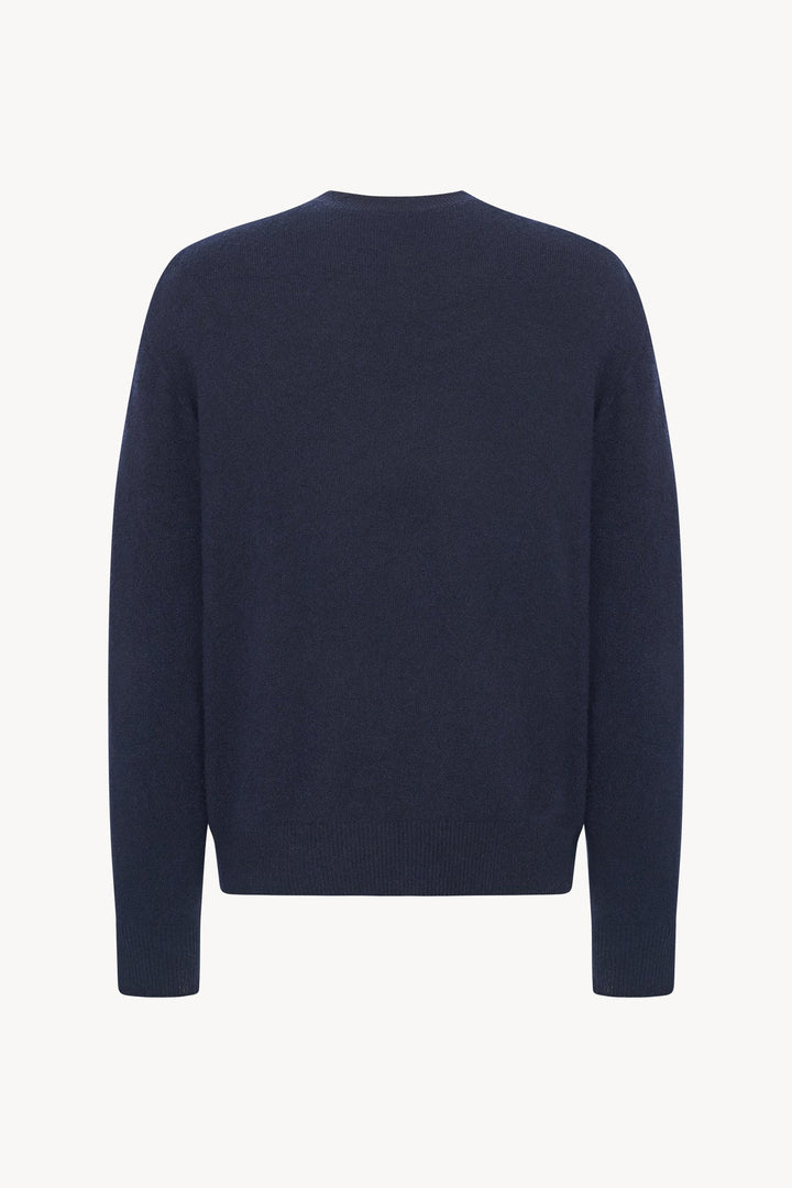 THE ROW - Pull Auguste en Cachemire Marine foncé - Lothaire