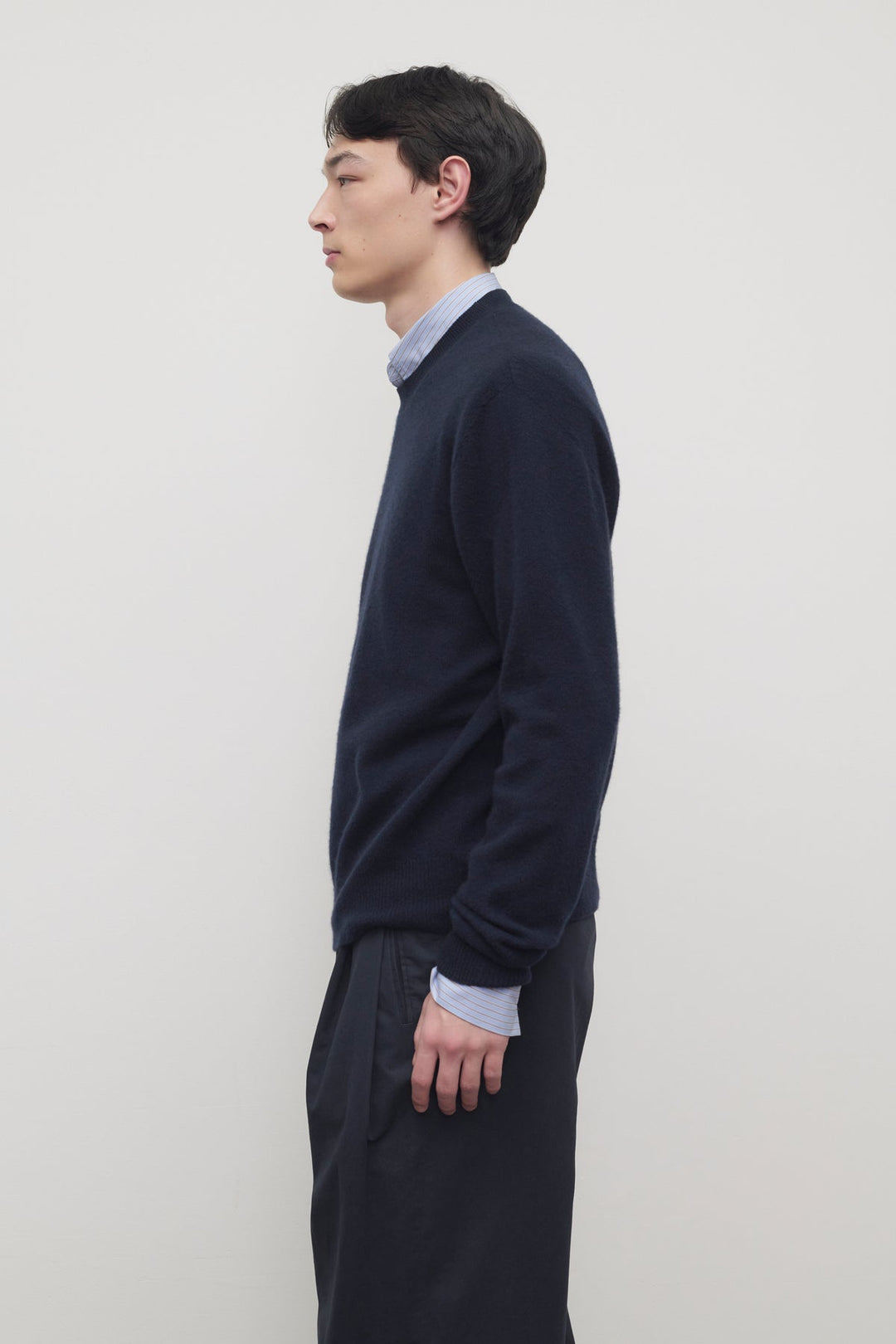 THE ROW - Pull Auguste en Cachemire Marine foncé - Lothaire