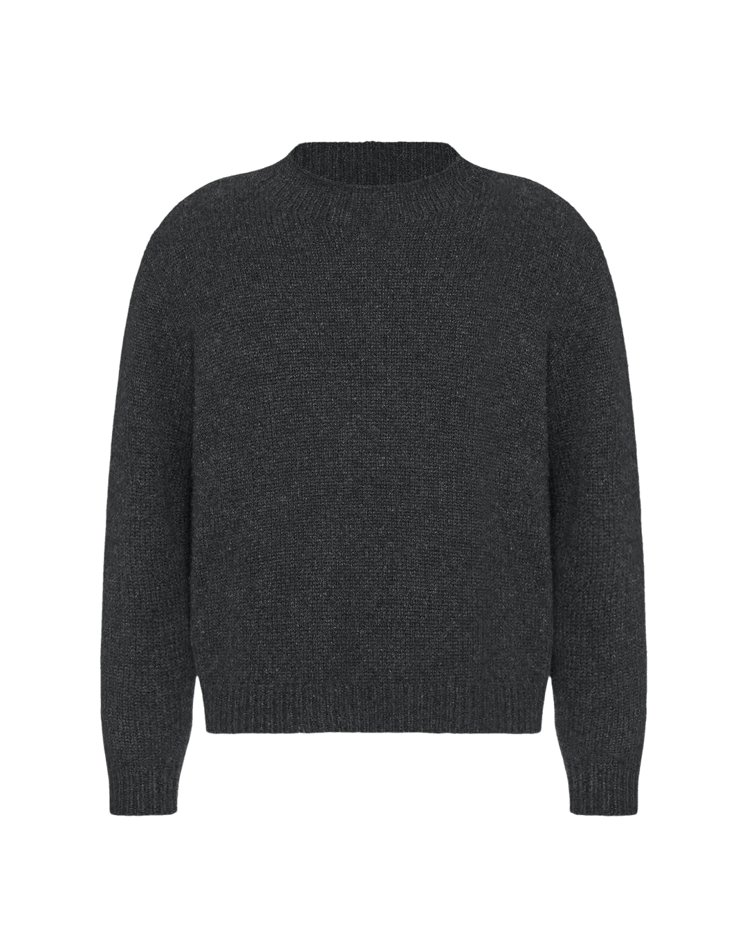 THE ROW - Pull Markhim col montant en cachemire Chiné anthracite - Lothaire