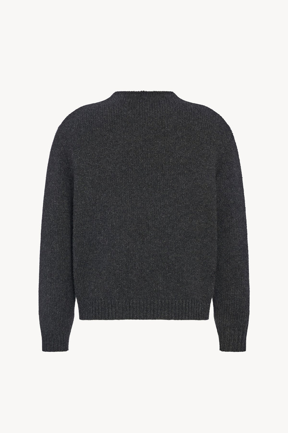 THE ROW - Pull Markhim col montant en cachemire Chiné anthracite - Lothaire