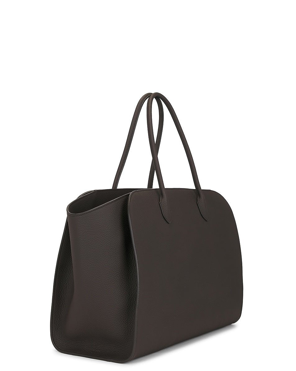 THE ROW - Sac Cabas Marlo en Cuir Marron Noyer - Lothaire