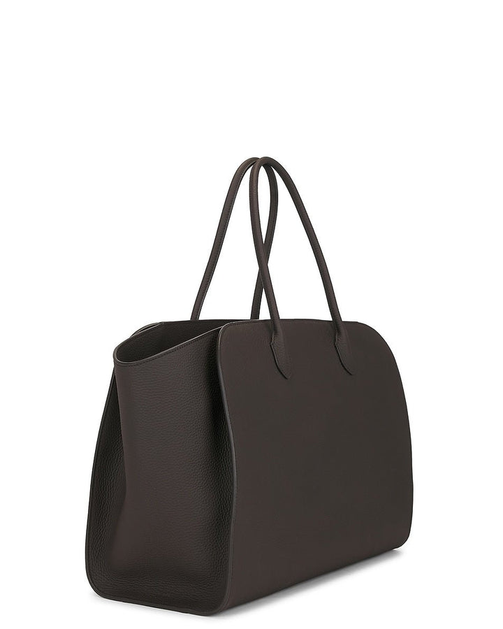 THE ROW - Sac Cabas Marlo en Cuir Marron Noyer - Lothaire