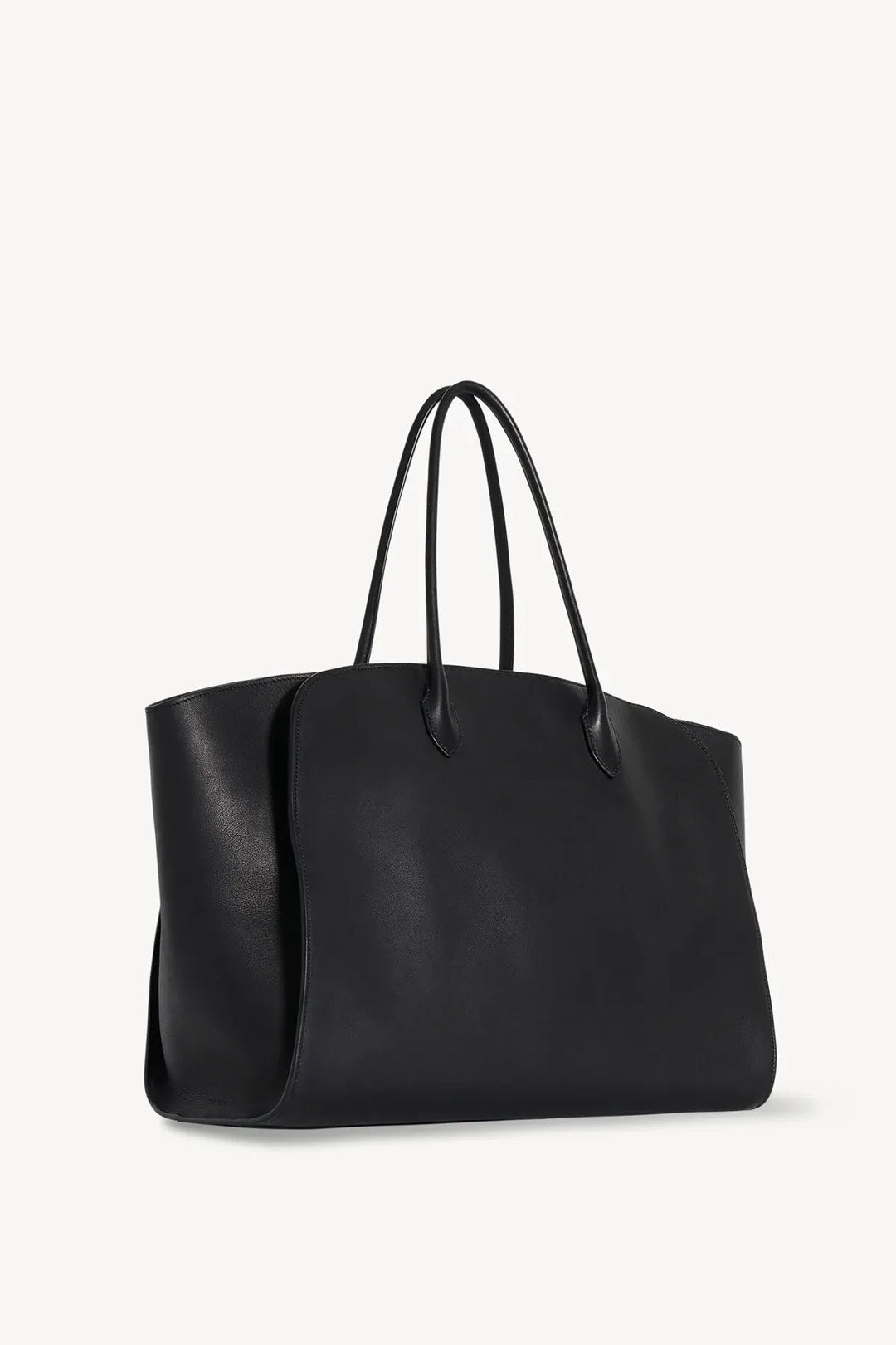 THE ROW - Sac Marlo 17 blanc cuir lisse - Lothaire