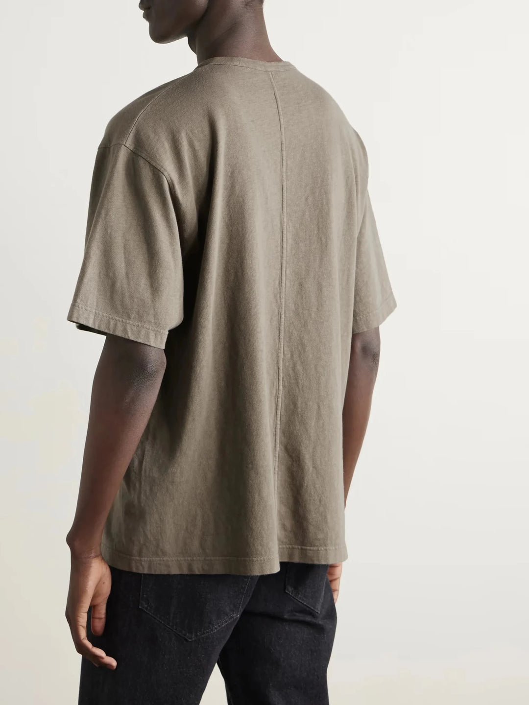THE ROW - Steven Cotton - Jersey T-Shirt Light Sepia - Lothaire