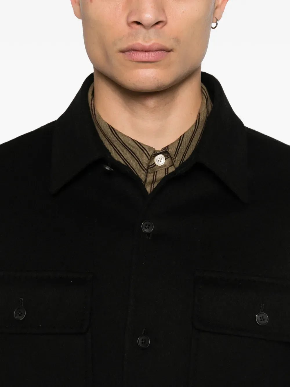 THE ROW - SURCHEMISE veste Amont en cachemire noir - Lothaire