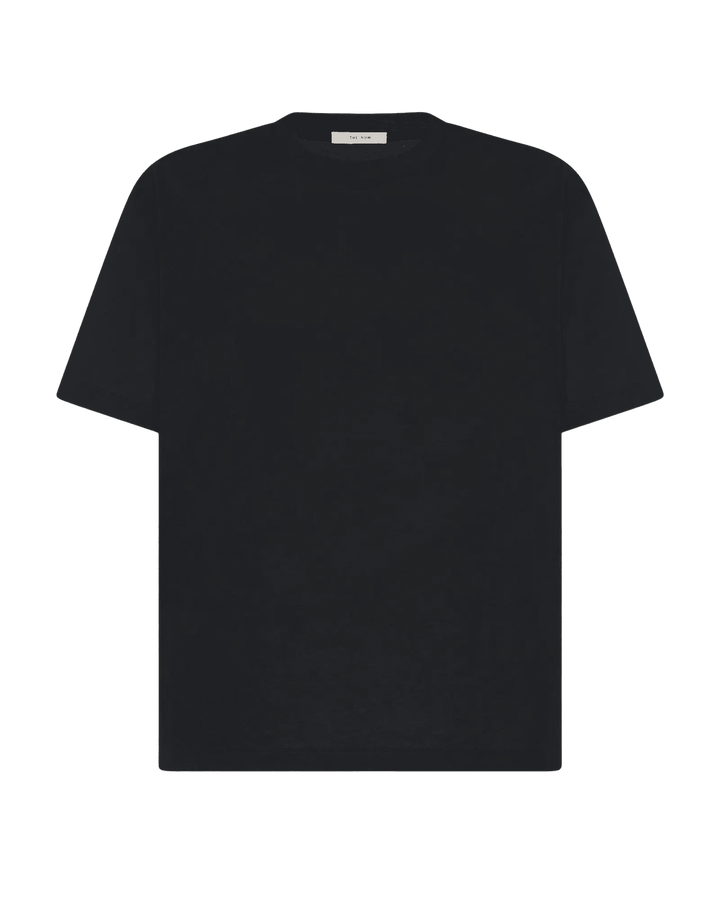 THE ROW - T-shirt Madoc en jersey de coton Noir - Lothaire