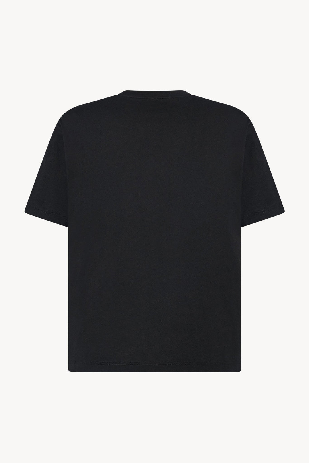 THE ROW - T-shirt Madoc en jersey de coton Noir - Lothaire