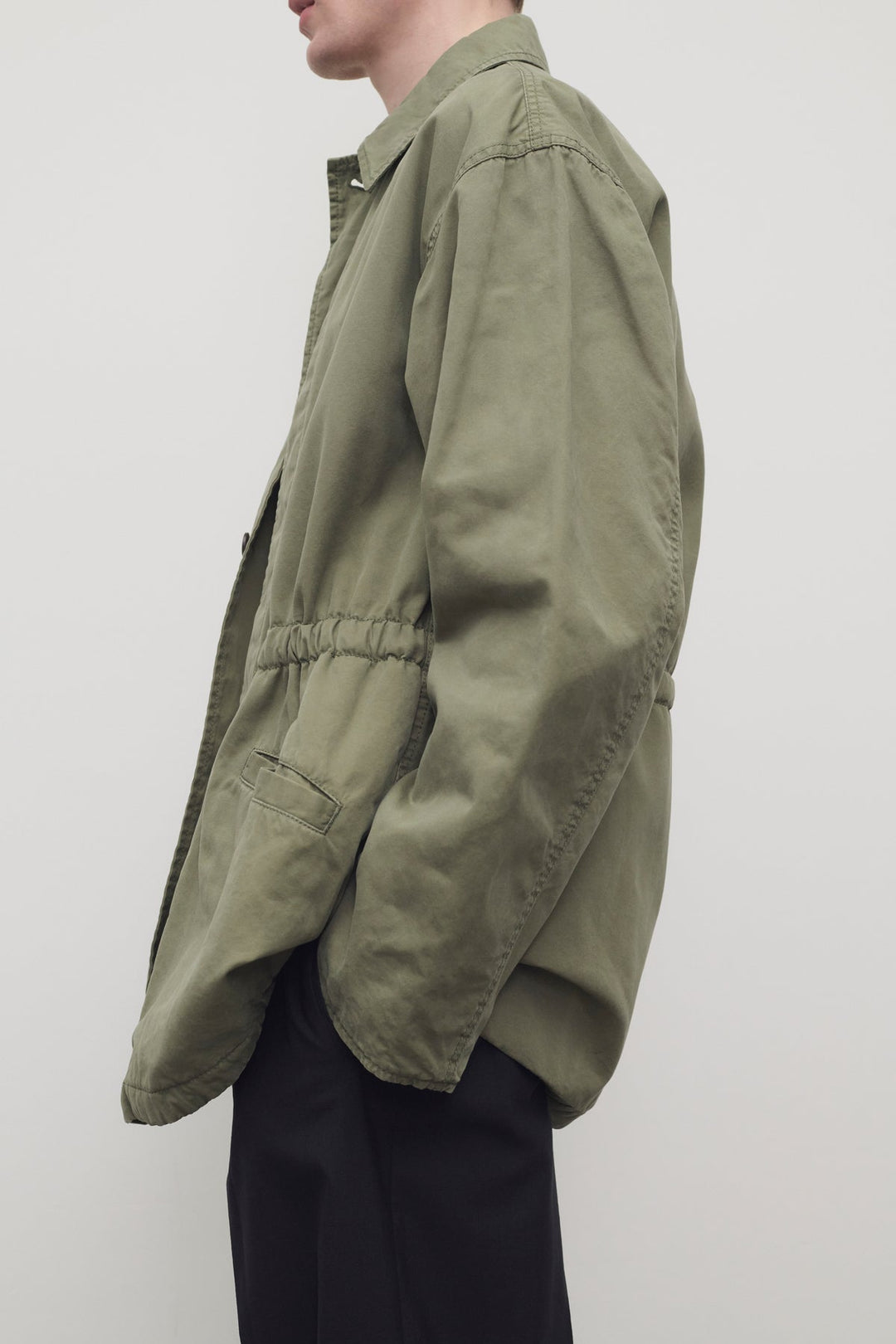 THE ROW - Veste Maxence en Coton Vert militaire - Lothaire