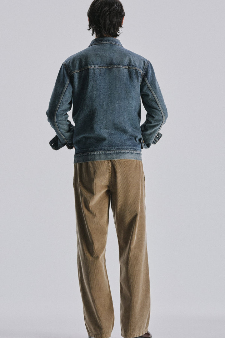 THE ROW - Veste Mendo en denim de coton Indigo vintage - Lothaire