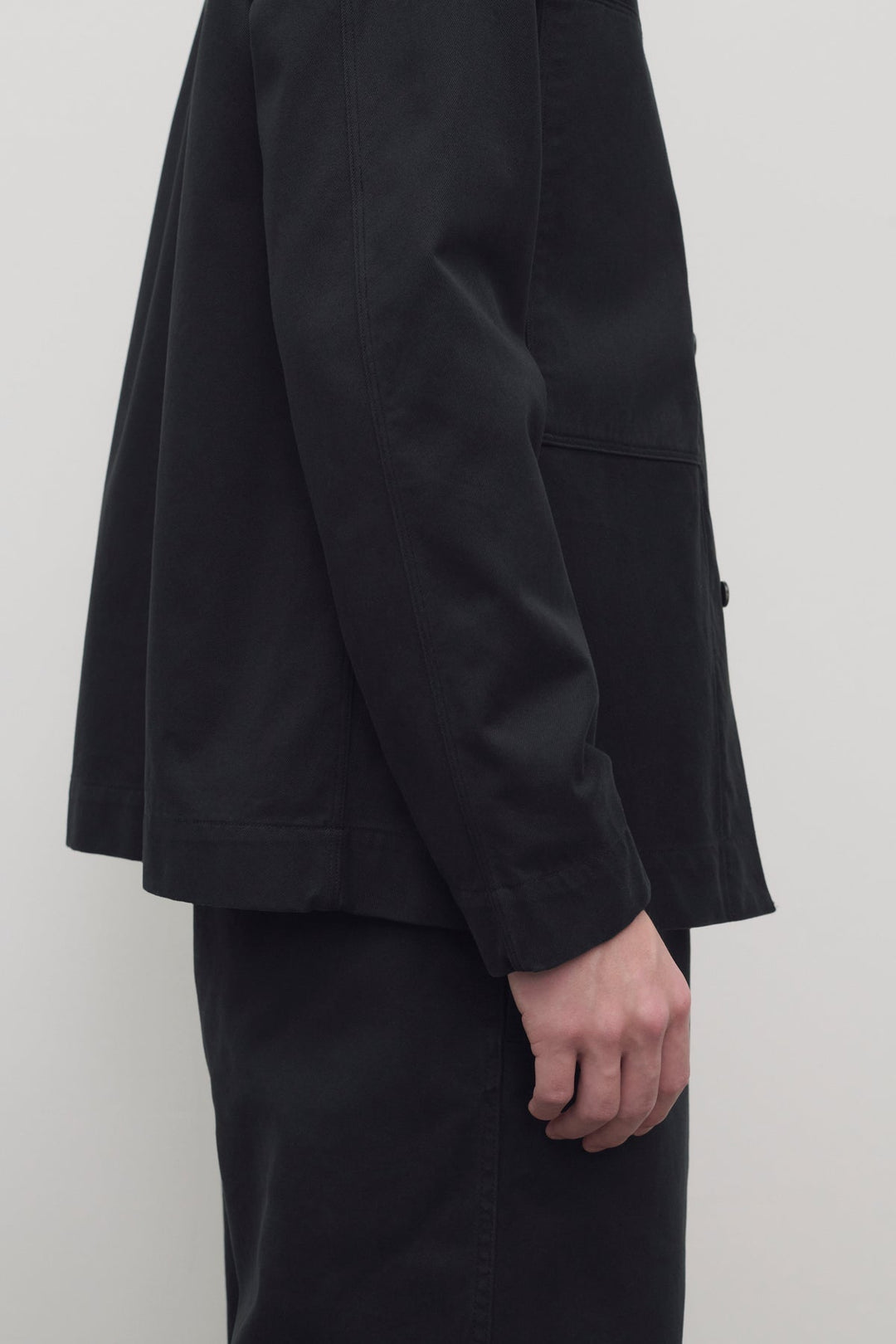 THE ROW - Veste Samir en Coton Noir - Lothaire