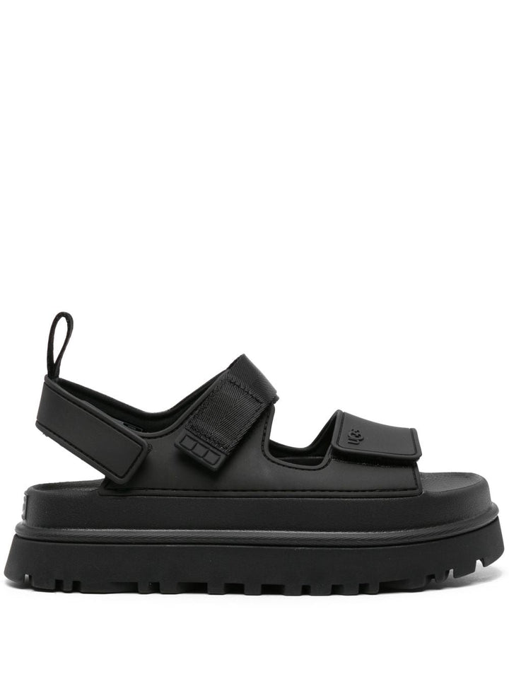 UGG - sandales Golden Glow à fermeture scratch noir - Lothaire